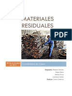 Materiales Residuales