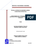 Comportamiento de La Absorción en Columnas Empacadas en Relación A La Temperatura y La Carga Específica