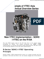 Technical Overview of Honda's New R18 I-VTEC Implementation