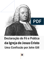 Declaração de Fé e Prática Da Igreja de Cristo, Uma Confissão - John Gil PDF