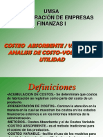 Costo Volumen y Utilidad