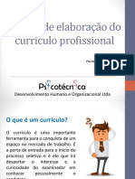 Oficina de Elaboração Do Currículo Profissional