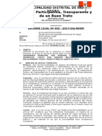 Informe Legal #001-2017-Ordenanza Que Aprueva La Obligacion de Presentar Declaeracion Jurada Masiva 2017