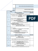 Lista de Verificación Retroalimentación Evaluacion de Desempeño