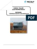 Informe de Caja Metalica