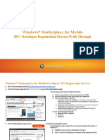 Windows Marketplace For Mobile Developer Registration Walk Through