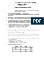 Worksheet 4 - Gas Laws and Ideal Gas Equation