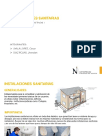 Exposición - Instalaciones Sanitarias de Agua y Desagüe