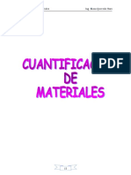 Cuantificación de Materiales