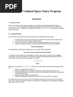 Confined Space Entry Written Program