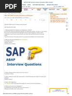 1000 SAP ABAP Interview Questions and Answers - ABAP - STechies