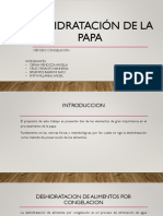 Deshidratación de La Papa