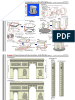 3D-Papercraft Buildings of The World Series France: Build The Inner Walls Arc de Triomphe