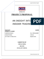 Project Proposal: An Insight Into Insider Trading