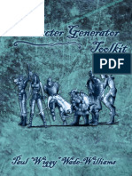 Savage Worlds Fantasy Character Generator Toolkit