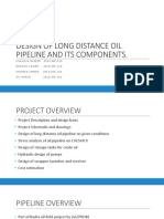 Design of Long Distance Oil Pipeline