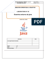 Lab 03 - Examina Entorno de Java