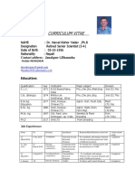 CV of DR - NK Yadav