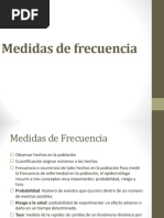 Epidemiologia Diapositivas de Frecuencia y Prevalencia