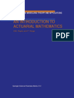 A. K. Gupta, T. Varga Auth. An Introduction To Actuarial Mathematics PDF