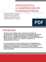 Presentación Contaminación Acústica en La Construcción de Centrales Hidroeléctricas