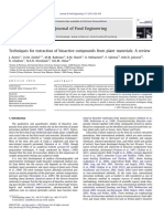 Techniques For Extraction of Bioactive Compound From Plant Materials PDF