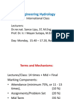 Hydrology 1 Intro