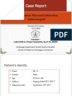 Case Report: ST Elevation Miocard Infarction Anteroseptal