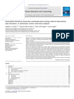 Patient Education and Counseling: Stephen G. Henry, Andrea Fuhrel-Forbis, Mary A.M. Rogers, Susan Eggly