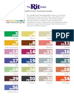 Color Mixing For Dying Guide PDF