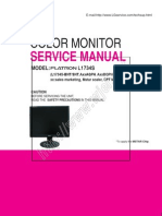 Service Manual LG Flatron l1734s