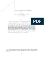 Empirical Cross-Sectional Asset Pricing