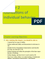 Foundations of Individual Behavior