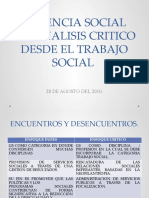 Gerencia Social Un Analisis Critico Desde El Trabajo