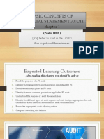 Basic Concepts of Financial Statement Audit