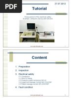 S.P.L. (Electrical Safety Analizer GM-610) - Tutorial