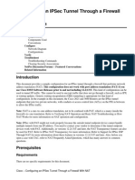 Configuring An Ipsec Tunnel Through A Firewall With Nat: Document Id: 14138