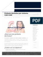 Prótesis Dentales Por Sistema CAD-CAM - Cleardent