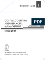 Cost Accounting and Financial Management