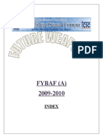 Fybaf (A) 2009-2010: Index