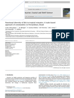 Artigo 4 - Functional Diversity of Fish in Tropical Estuaries - A Traits-Based Approach of Communities in Pernambuco Brazil