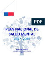 2017 Plan Nacional de Salud Mental 2017-2025