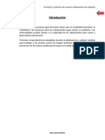 Capítulos para Tesis de Prevención y Promoción de La Salud Adolescente