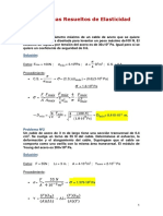 Problemas Resueltos de Elasticidad