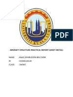 Aircraft Structure Practical Report