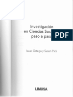 Pick - Investigación en Ciencias Sociales PDF