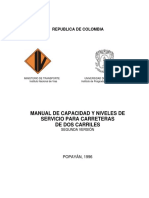 10.01 Manual de Capacidad y Niveles de Servicio para Carreteras de Dos Carriles - Segunda Versión