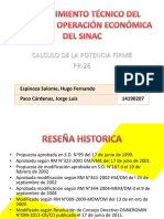 Calculo de La Potencia Firme