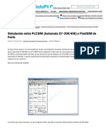 Simulación Entre PLCSIM (Automata S7-300 - 400) y FluidSIM de Festo - InfoPLC