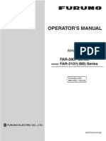 FURUNO RADAR-FAR21x7 28x7 Operator's Manual P 4-8-11 PDF